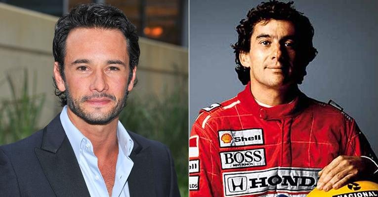 Rodrigo Santoro pode interpretar Ayrton Senna no cinema - Foto Montagem