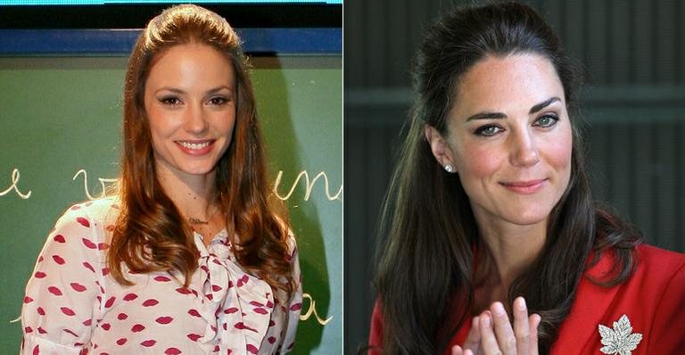 Rosanne Mulholland, a professora Helena, e Kate Middleton - Lourival Ribeiro/SBT e Getty Images