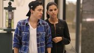 Di Ferrero e Mariana Rios em shopping no Rio - Marcus Pavão / AgNews