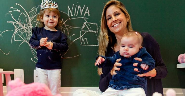 Patrícia Maldonado e suas pequenas: Nina e Maitê - Marcela Beltrão