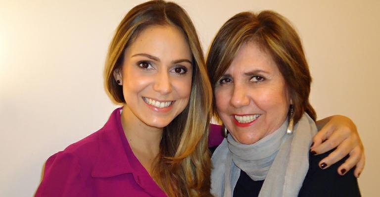 Aline Fanju e sua mãe, Dona Vera - Arquivo Pessoal