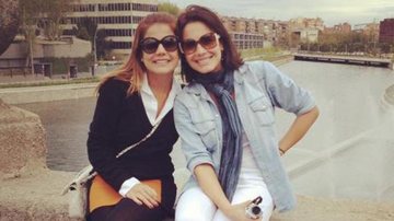 Nívea Stelmann e Juliana Knust juntas em Madri, na Espanha - Reprodução/Twitter