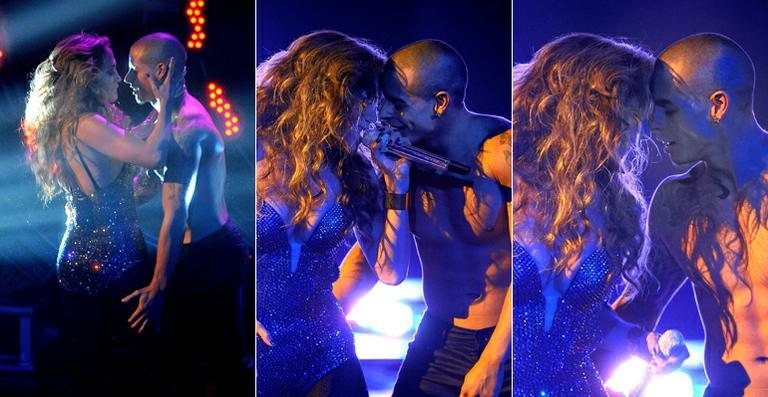 Jennifer Lopez e Casper Smart dividem o palco no 'American Idol' - Grosby Group