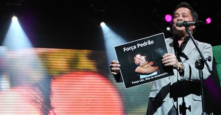 Cantor Leonardo faz homenagem ao filho durante show em São Paulo - Manuela Scarpa/PhotoRioNews