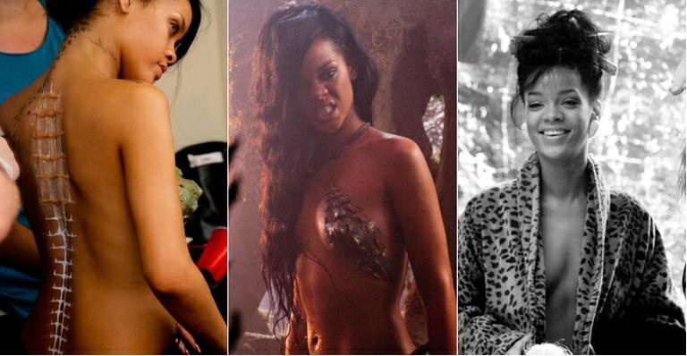 Rihanna: sensual e provocante nos bastidores de 'Where Have You Been' - Reprodução/Facebook