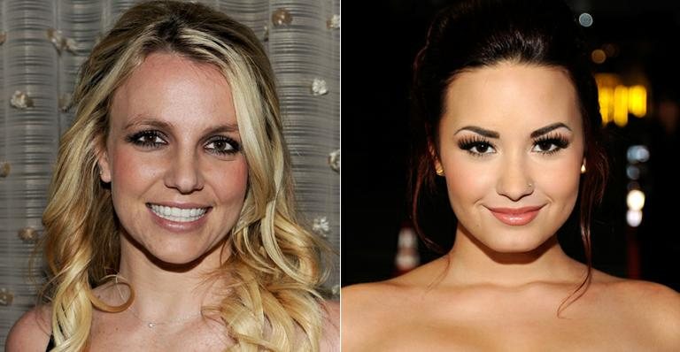 Britney Spears e Demi Lovato - Getty Images