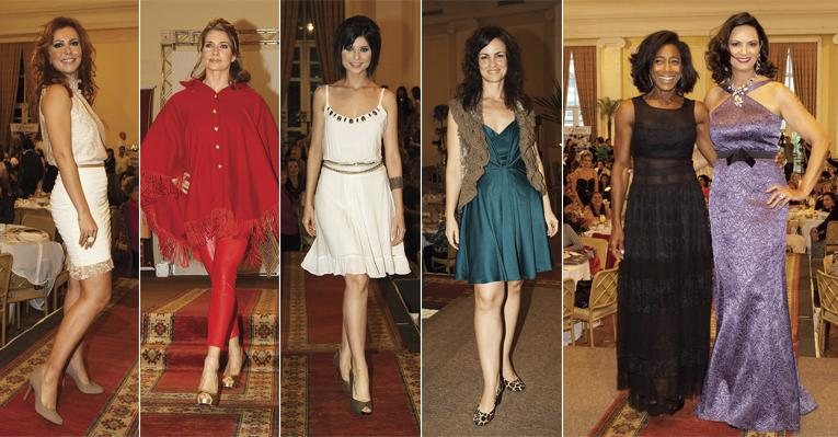 Simone Soares, Letícia Spiller, Julianne Trevisol, Carolina Kasting, Glória Maria e Luiza Brunet - Ramiro de Jesus