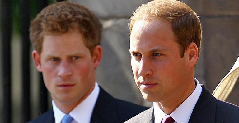 Príncipes Harry e William - Getty Images