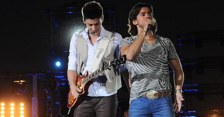 Munhoz & Mariano na gravação do segundo DVD em Campo Grande - Francisco Cepeda/AgNews