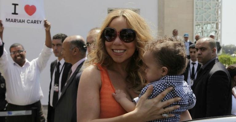 Mariah Carey chega a Marrocos com o filho, Moroccan - Reuters