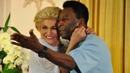 Hebe Camargo recebe Pelé em sua casa para realizar entrevista com o craque - Renata de Paula/Rede TV!