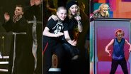 Madonna e seu filho, Rocco Ritchie, se apresentam na turnê MDNA - Getty Images