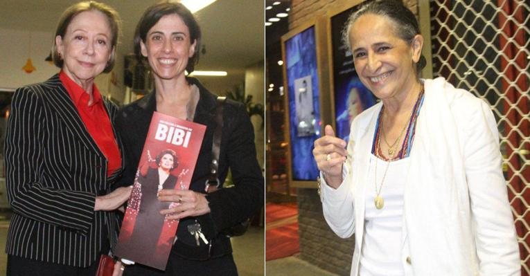 Fernanda Montenegro, Fernanda Torres e Maria Bethânia assistem musical de Bibi Ferreira no Rio de Janeiro - Onofre Veras / AgNews