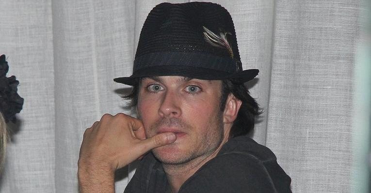 Ian Somerhalder durante jantar no Rio de Janeiro - Gabriel Reis / AgNews