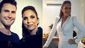 Adam Levine e Ivete Sangalo se encontram no Rock In Rio Lisboa - Reprodução / Twitter