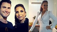 Adam Levine e Ivete Sangalo se encontram no Rock In Rio Lisboa - Reprodução / Twitter