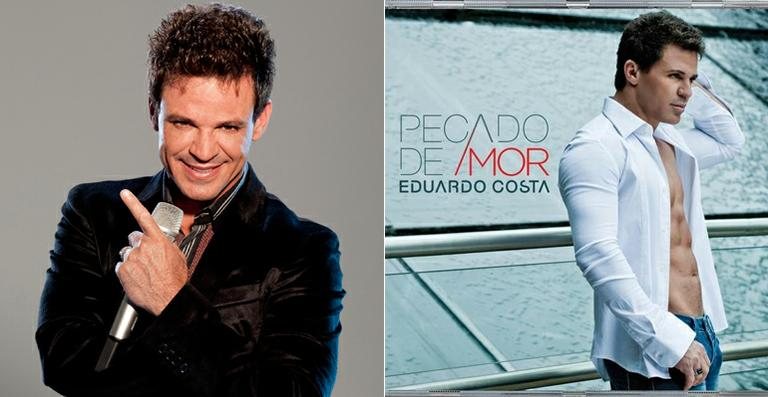 Eduardo Costa mostra capa de seu novo álbum - Divulgação