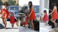 Alessandra Ambrosio e sua filha mais velha, Anja Louise, vão de vermelho à festa de aniversário - Reprodução/Grosby Group