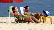 Sophie Charlotte e Malvino Salvador curtem Dia dos Namorados em praia do Rio de Janeiro - Marcos Ferreira/FotoRio News