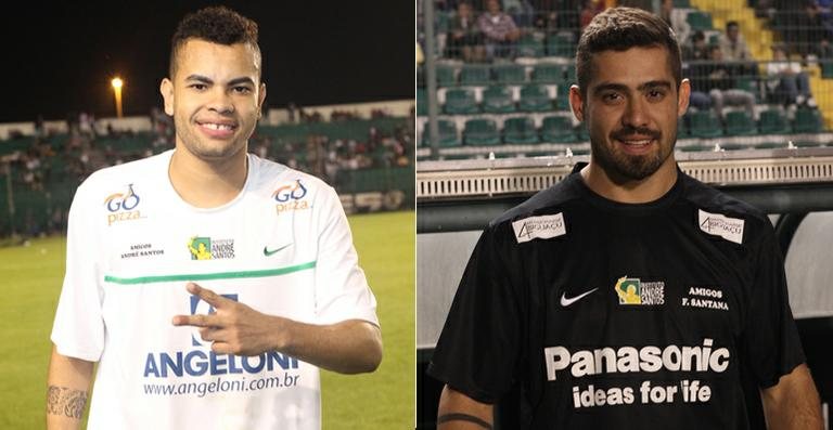 Dentinho e Yuri participam de jogo beneficente em Santa Catarina - Pedro Cordeiro/Alessandro Neves