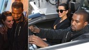 Kim Kardashian e Kanye West curtem a cidade de Paris, na França - Reprodção/Grosby Group