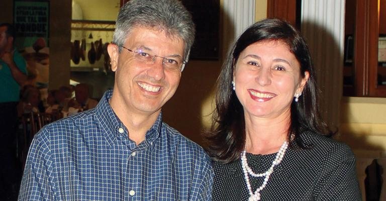 Wagner Bordin e Shirlei de Paula celebram 75 anos de grupo de choperias, Campinas.