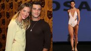 Bruno Gagliasso e a ex, Giovanna Ewbank; Carol Francischini em desfile no Brasil - AgNews / Arquivo