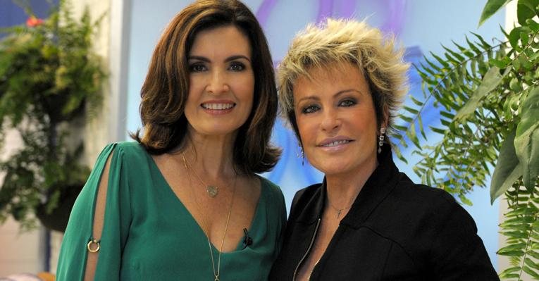 Ana Maria Braga recebe Fátima Bernardes no 'Mais Você' - TV Globo / João Cotta