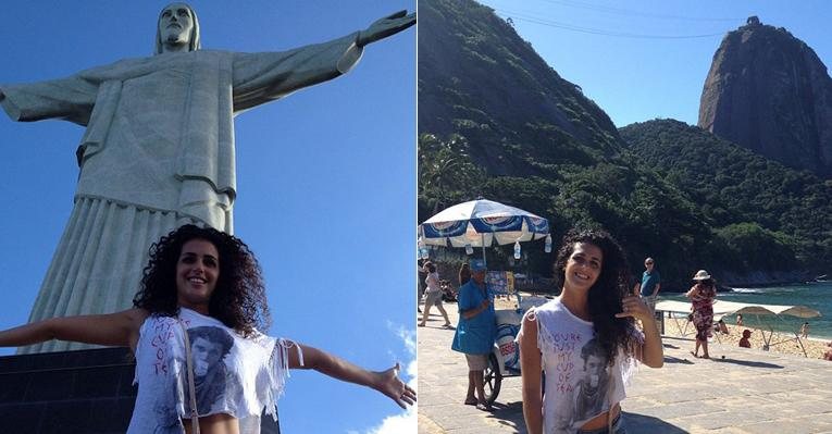 Noemí visita o Cristo Redentor e o Pão de Açúcar no Rio de Janeiro - Reprodução / Instagram