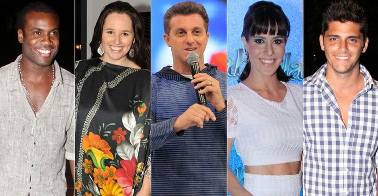 Rafael Zulu, Mariana Belém, Luciano Huck, Fernanda Pontes e Bruno Gissoni: parabéns a Fátima Bernardes - Fotomontagem