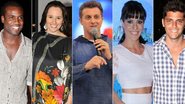 Rafael Zulu, Mariana Belém, Luciano Huck, Fernanda Pontes e Bruno Gissoni: parabéns a Fátima Bernardes - Fotomontagem