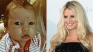 Maxwell Drew e Jessica Simpson - Reprodução/Twitter e Getty Images