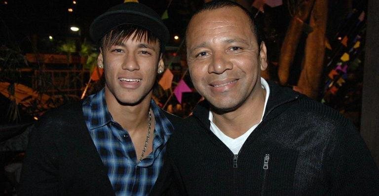 O jogador Neymar Jr. com o pai, Neymar - Augusto Mestieri