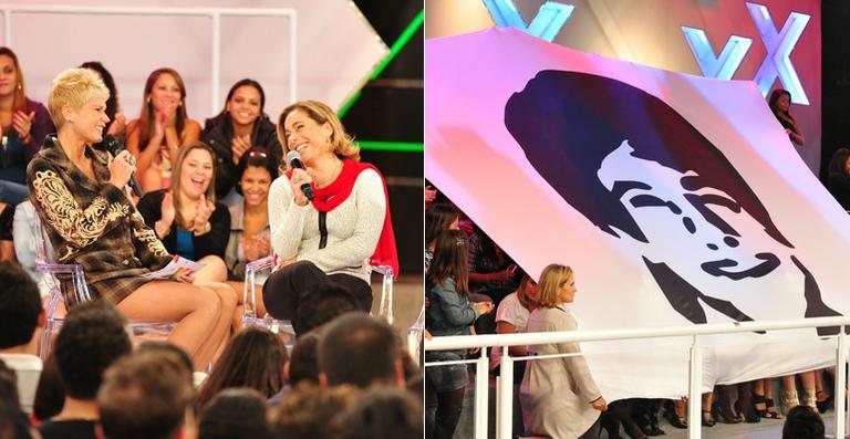 Cissa Guimarães ganha homenagem no TV Xuxa - TV Globo / Matheus Cabral