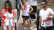 Alessandra Ambrosio: 4 de julho com Noah, Anja e Jamie Masur - Grosby Group