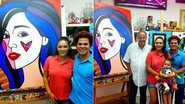 Tânia Mara ganha quadro de Romero Britto - Reprodução / Twitter