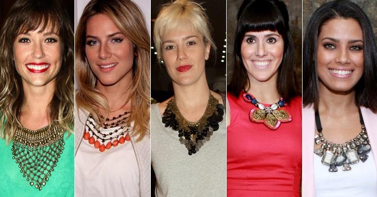 Juliana Didone, Giovanna Ewbank, Natália Lage, Fernanda Pontes e Ildi Silva - Montagem