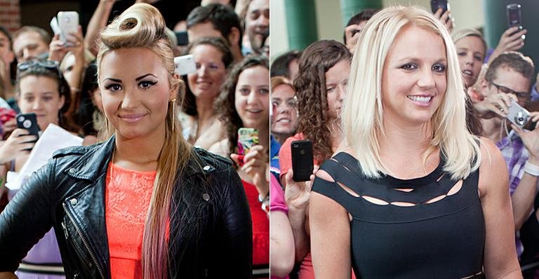 Demi Lovato e Britney Spears - Getty Images