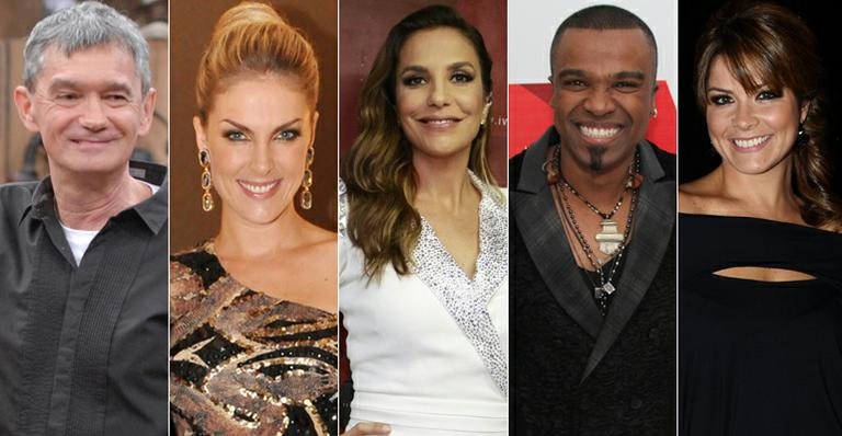 Famosos parabenizam Claudia Leitte por seus 32 anos - Fotomontagem