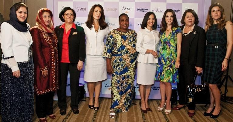 Encontro de Fawzia Koofi, Toorpeakay Patman, Mina Ahadi, Andrea Salgueiro, Maman Marie, Lu
Alckmin, Ana Paula, Eliana Calmon e Tatianna Oliva. - Vagner Campos