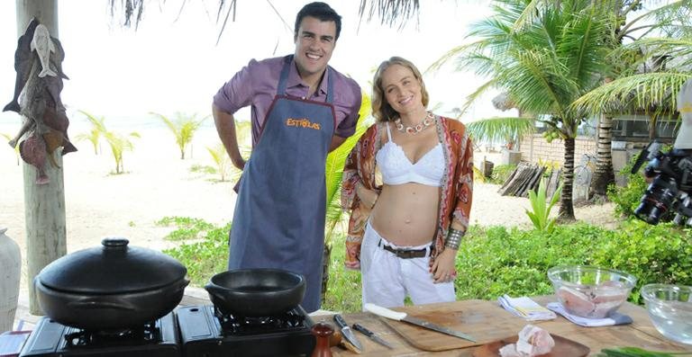 Joaquim Lopes e Angélica - TV Globo / Deborah Montenegro