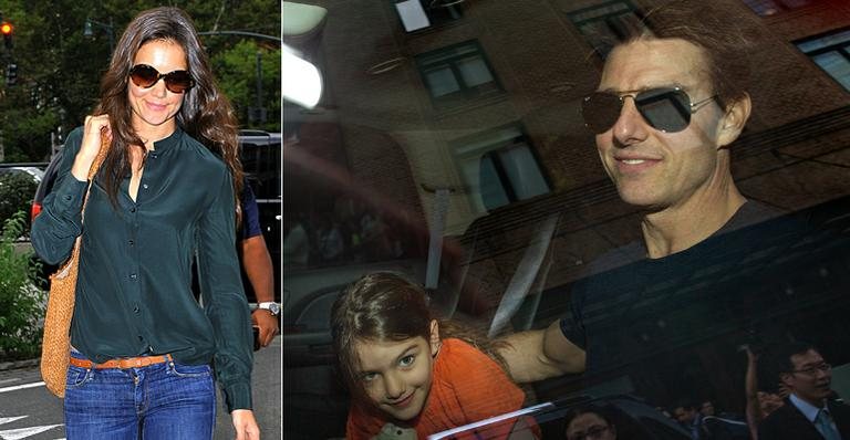 Katie Holmes, Tom Cruise e Suri: divórcio vigiado e sorrisos para câmeras - Splash News