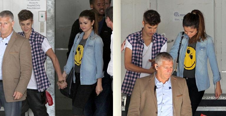 Justin Bieber e Selena Gomez na Nova Zelândia - Grosby Group