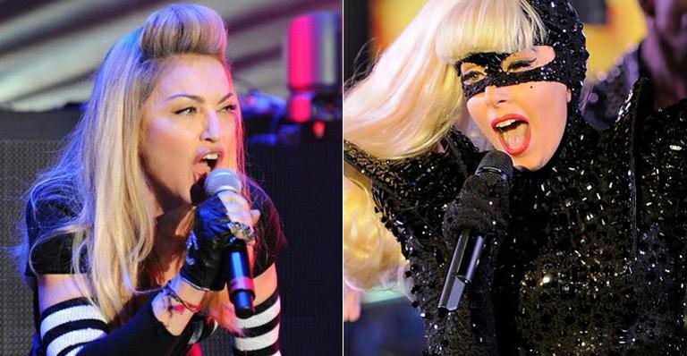 Madonna / Lady Gaga - Reprodução/Getty Images/Facebook