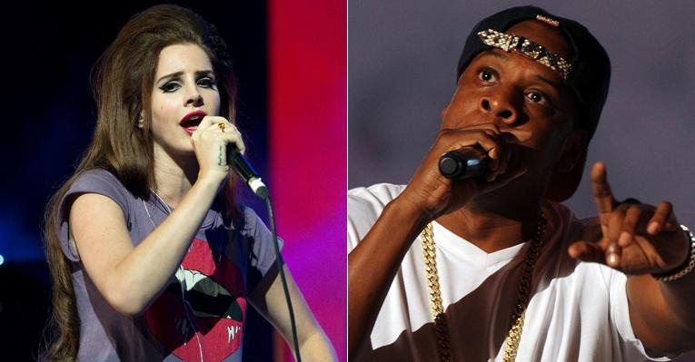 Lana Del Rey e Jay-Z encontram-se em faixa musical - fotomontagem