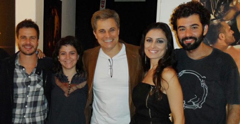 Pedro Garcia Netto, Cristina Flores, Edson Celulari, Franciely Freduzeski e Gustavo Machado - Bruna Dantas