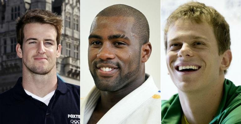 James Magnussen, Teddy Riner e Cesar Cielo - Reuters