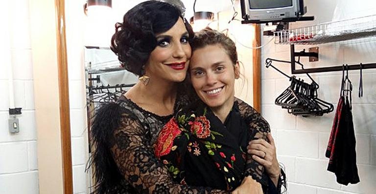 Ivete Sangalo e Carolina Dieckmann - TV GLOBO / Gabriela