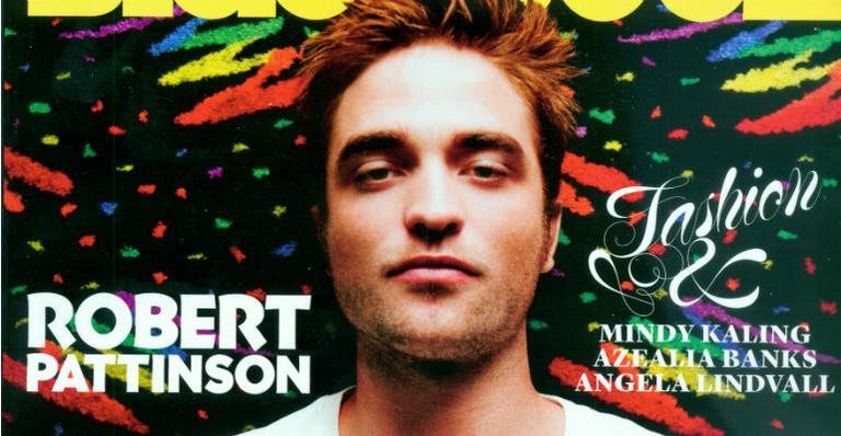 Robert Pattinson na capa da revista 'Black Book' - Splash News