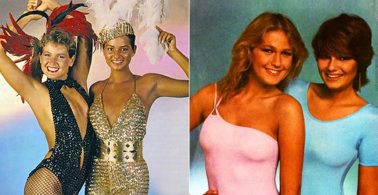 Luiza Brunet mostra fotos antigas ao lado de Xuxa Meneghel - Reprodução / Twitter